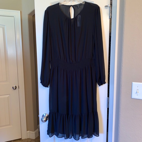 J. Crew Dresses & Skirts - J Crew Tall Cinched-waist Dress In Chiffon